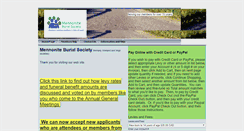 Desktop Screenshot of mennoniteburialsociety.com